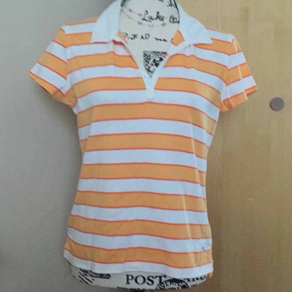 EUC Tommy Hilfiger striped polo shirt 👚